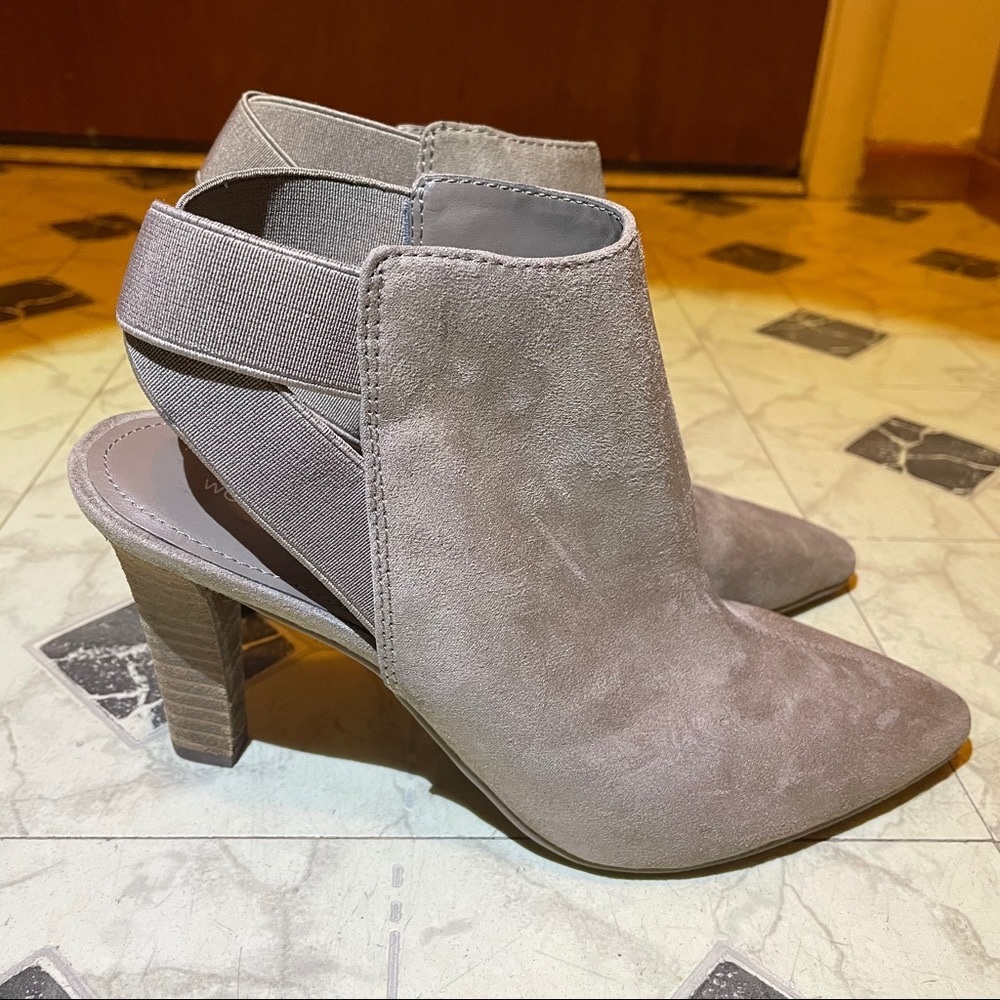 Taupe Suede Heels